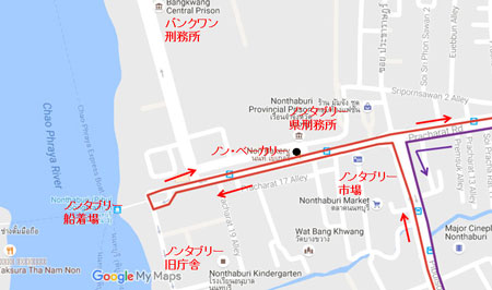 Bus63 Nonthaburi Map