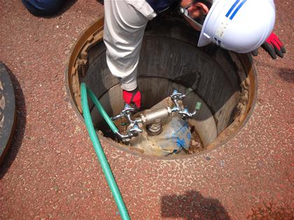 地下式給水栓設置