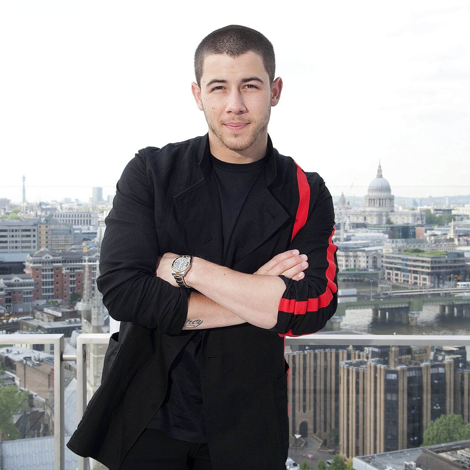 Nick Jonas pops into the office reveals hes been dating a certain superstars daughter 03