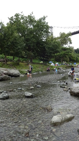 県立秦野戸川公園で夏休みに川遊び、神奈川県のおすすめの水遊びスポット