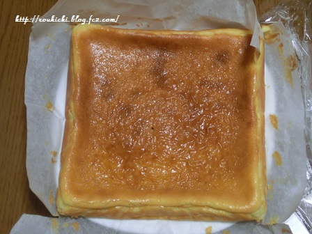 スクエア型でチーズケーキ 美味しいレシピ リベンジパン 簡単レシピのお弁当ブログ