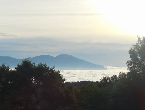 浅間山と雲海